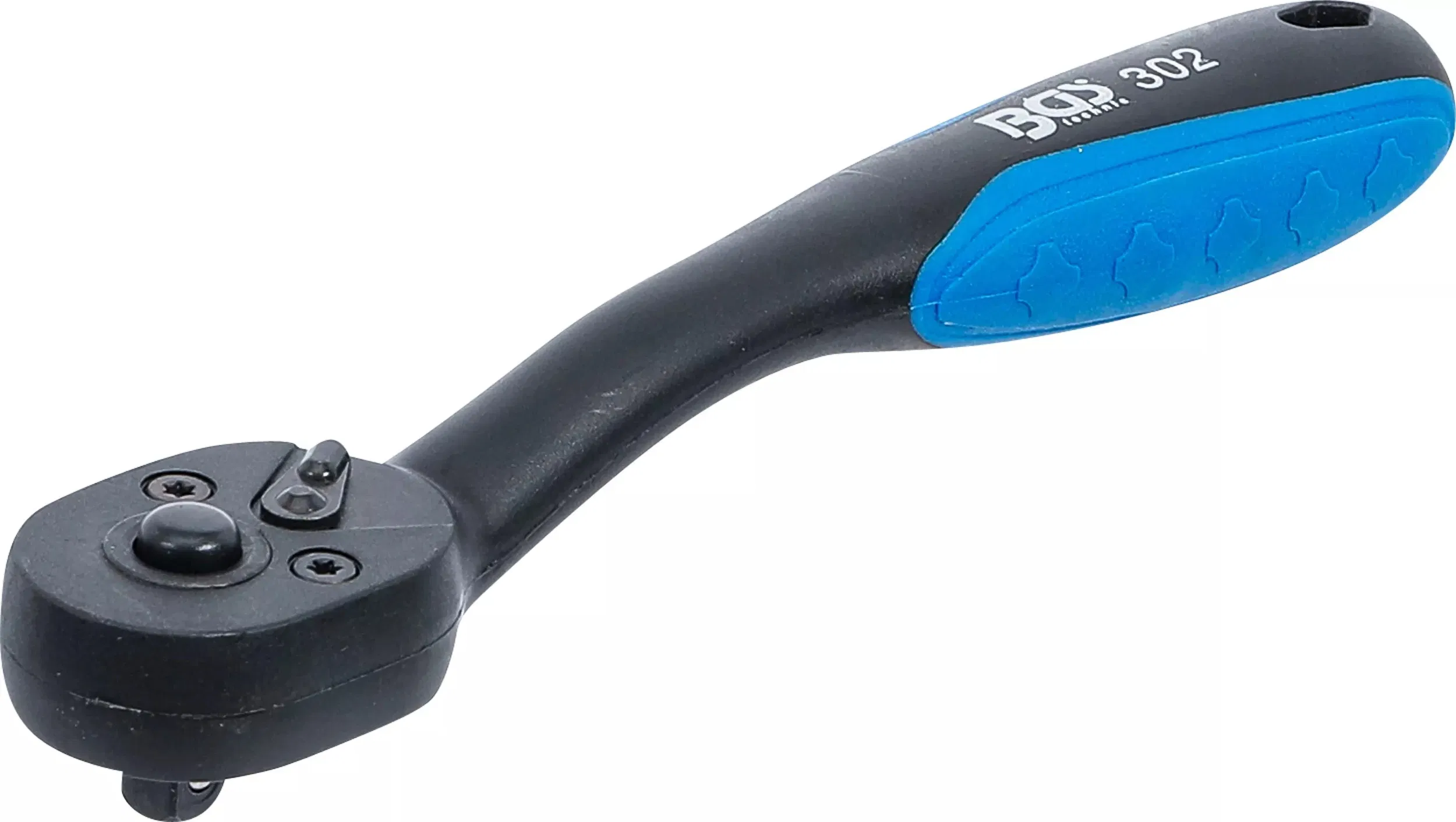 BGS Technic 9-302 72-fogú irányváltós racsnis kulcs műanyag bevonattal, 145 mm, 1/4" -os termék fő termékképe