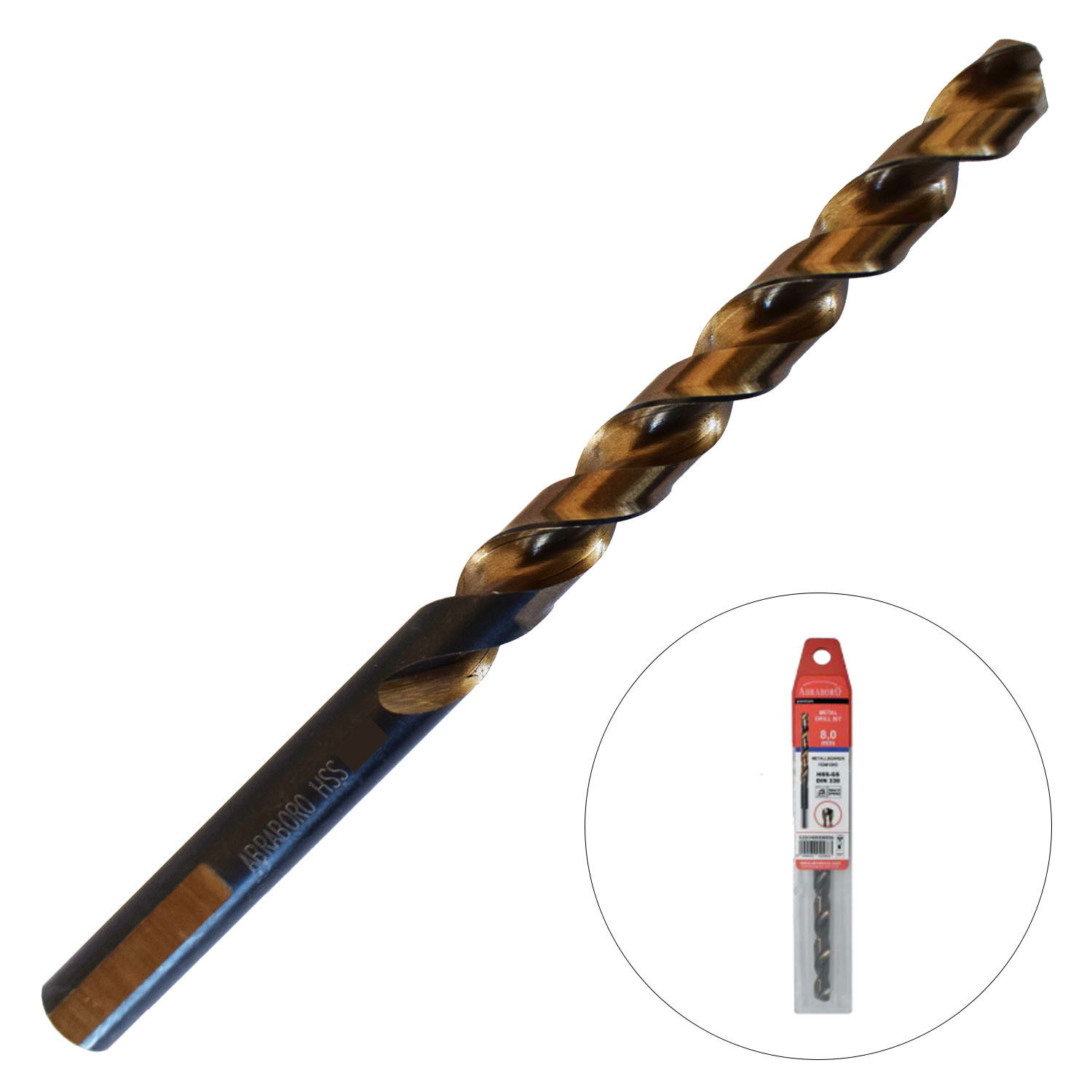 Abraboro 10.5 x 133 / 87 mm MULTISPEED HSS-GS fémfúró háromszög szárral, EV-Pack termék fő termékképe