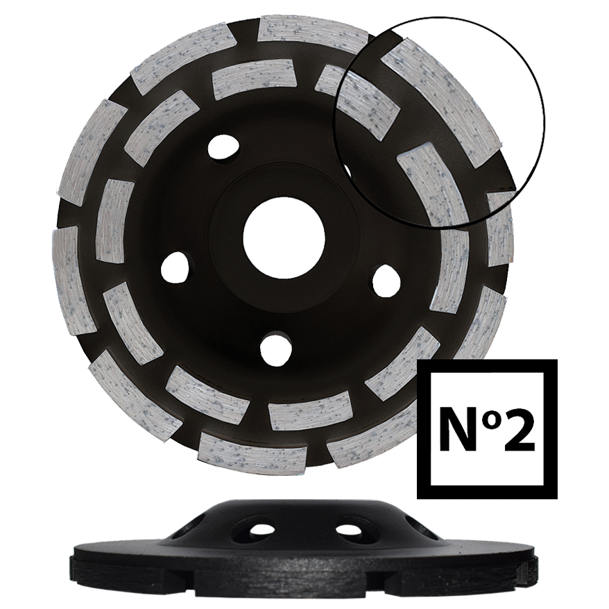 Abraboro 150 x 22.23 mm No.2 gyémántszemcsés betoncsiszoló termék fő termékképe