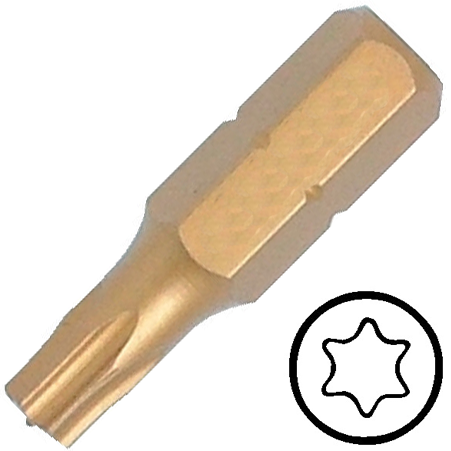 KENNEDY TX20 Torx titán csavarhúzó bit 1/4" hatszög illesztéssel, 25 mm termék fő termékképe