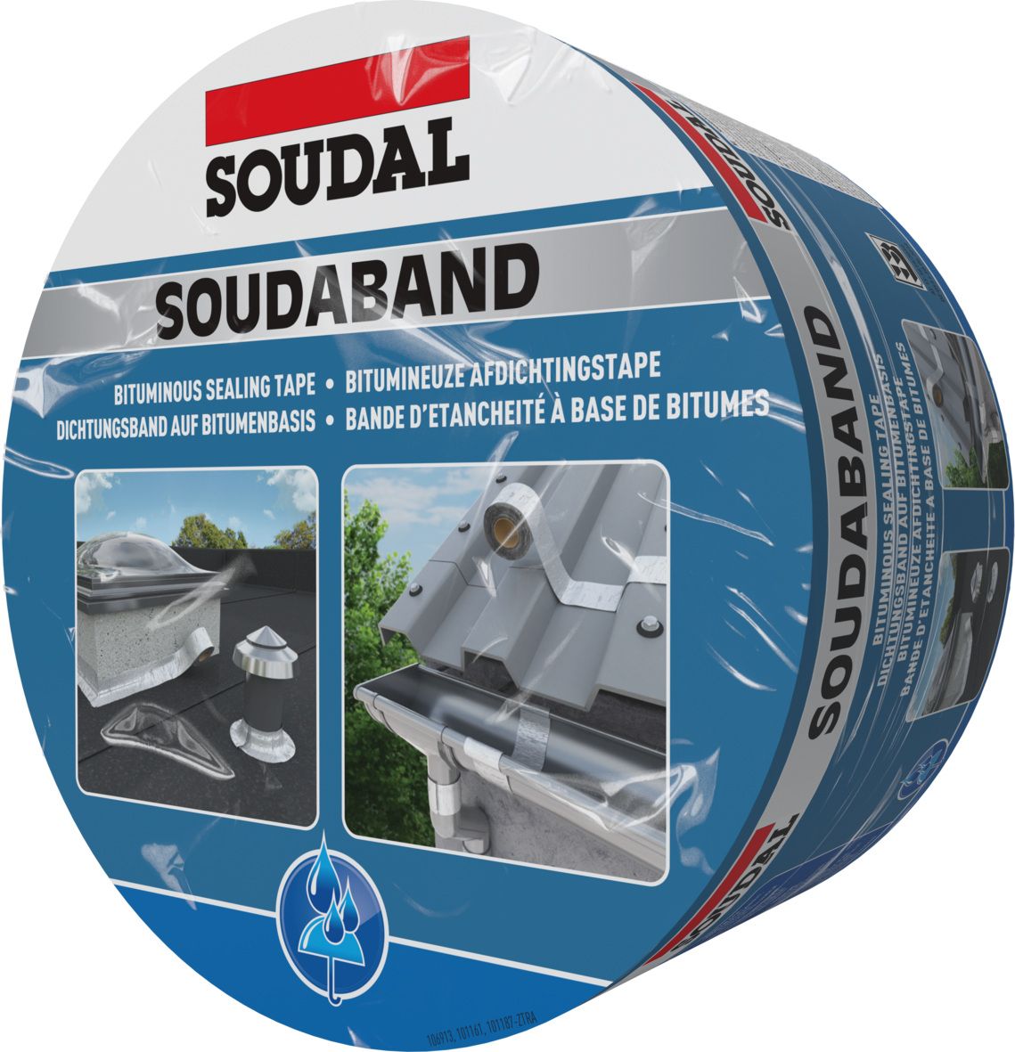 Soudal Soudaband öntapadó tömítőszalag, 30 cm x 10 m termék fő termékképe