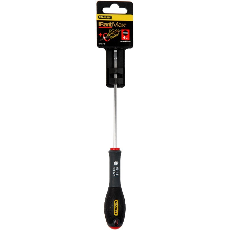 Stanley 0-65-481 FATMAX® lapos csavarhúzó, 4 x 125 mm (bliszteres) termék fő termékképe