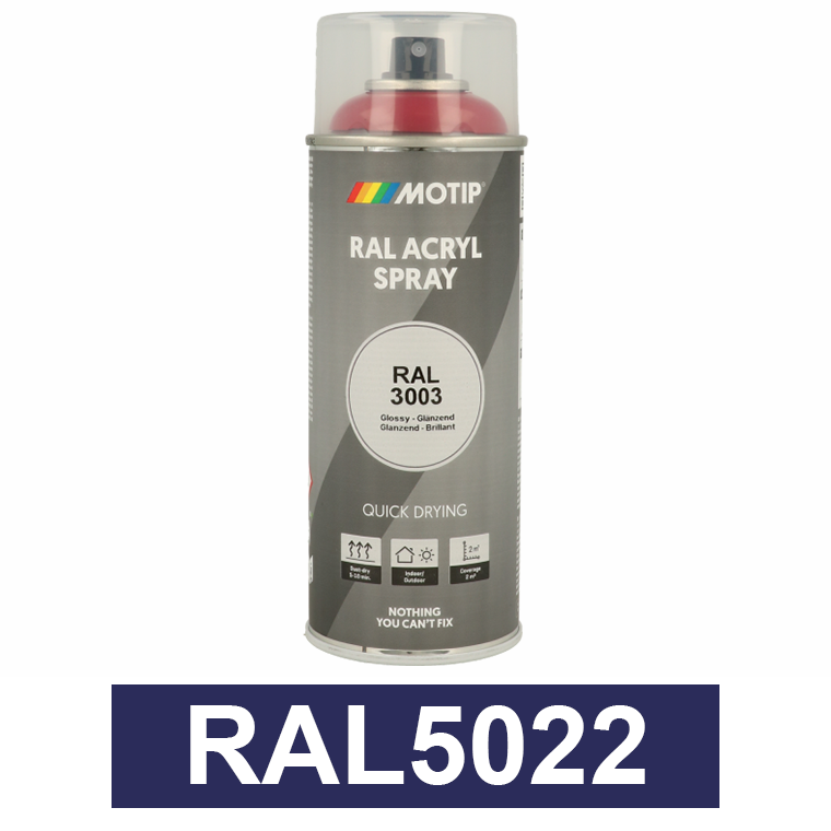 Motip Ipari festék spray, RAL5022, 400 ml termék fő termékképe